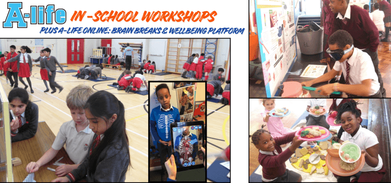 A-Life outreach provider school workshop promotion poster
