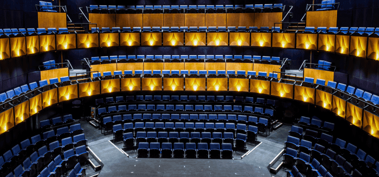 internal seating plan at SoHoplace in London