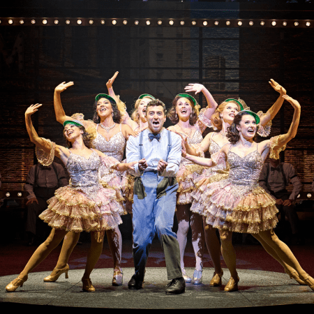 dancing girls on stage at Garrick theatre London