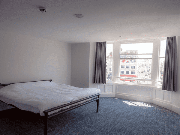 dorm room at A&O hostels in Brighton