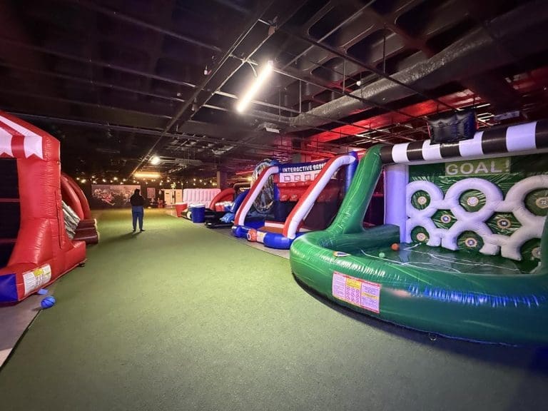 inflatable ball game area