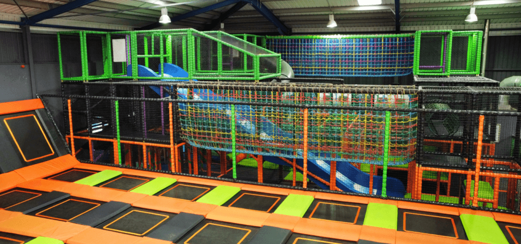 High Altitude Trampoline Park Diss 8 internal view of an indoor activity centre