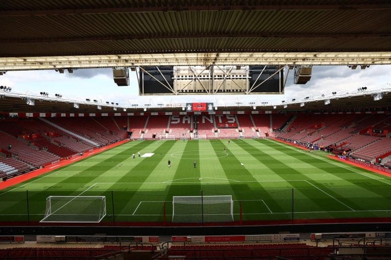 Stadium view of St Marys in Southampton